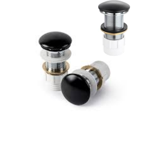 Basin Drainer Glossy Black