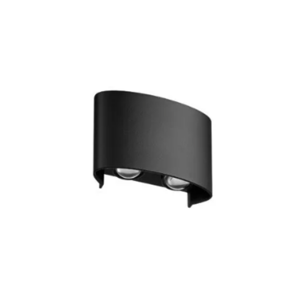 Outdoor LED Matt Black, Aluminium Body 4*1W, 3000k