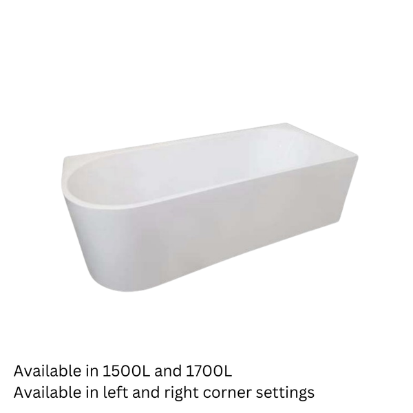 Left corner Freestanding Bathtub 1700